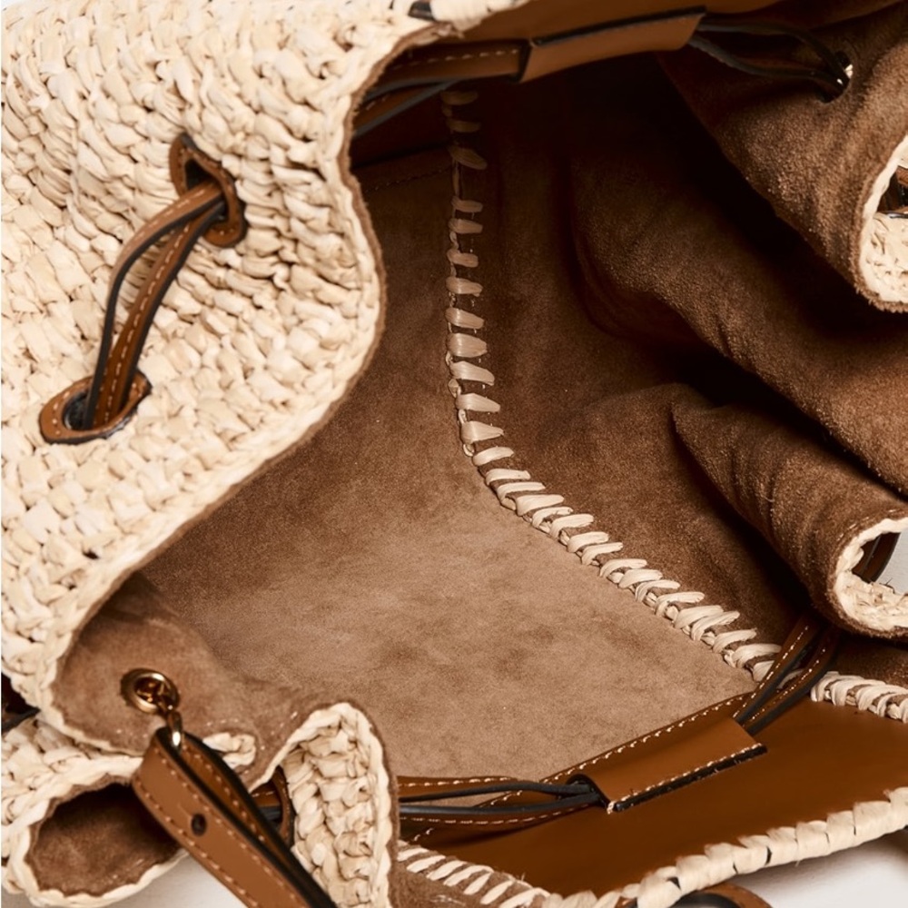 ULLA JOHNSON Rafia Handbag - Picture 3 of 12